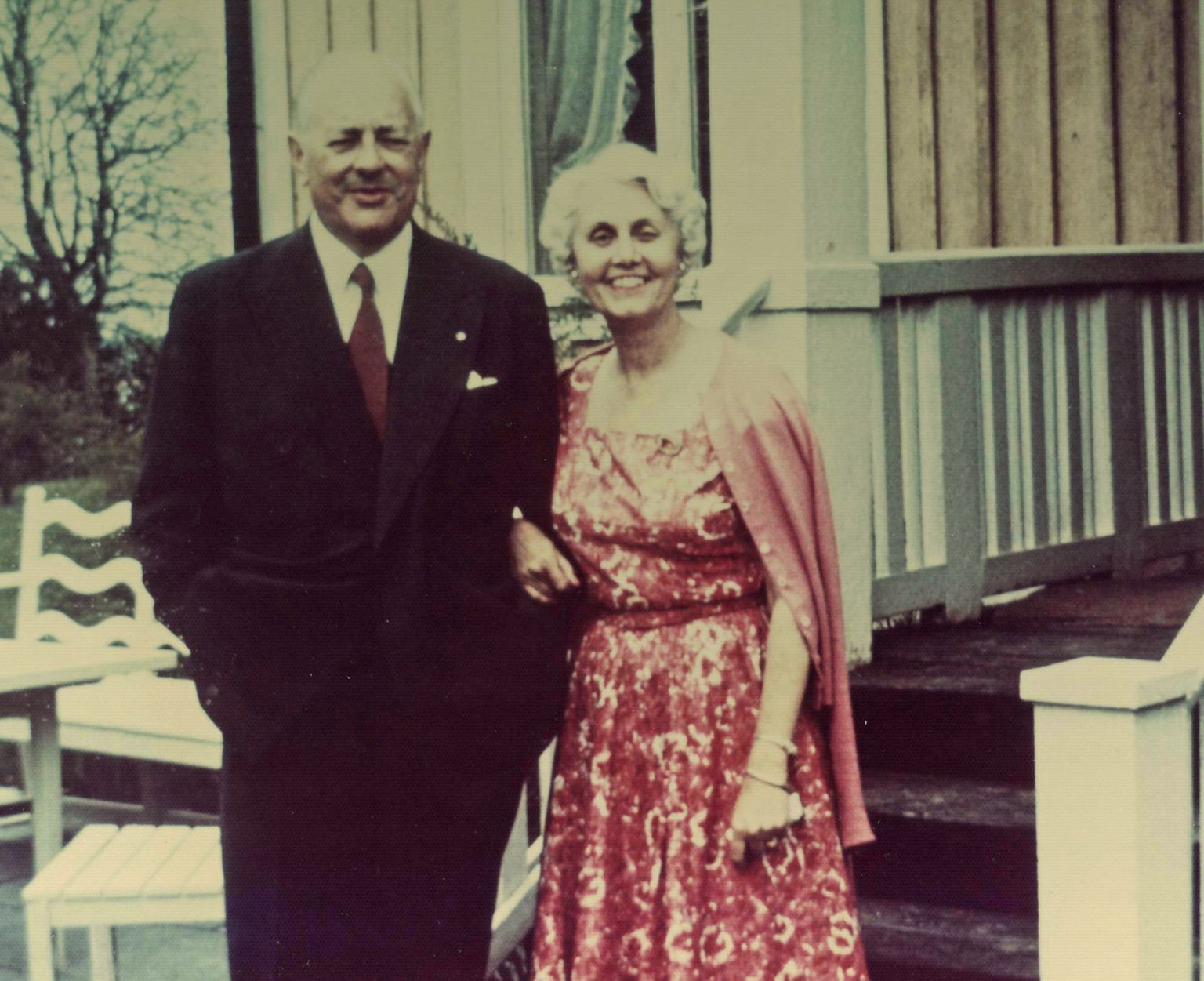 Helge Heilborn with Adéle at Solåkra 1959